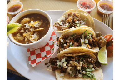 Taco Plate W/ Soup of the day