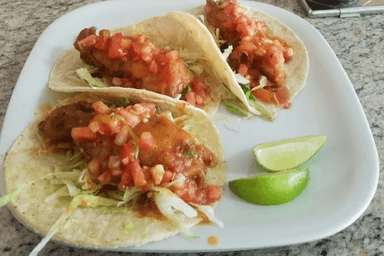 Tres Tacos de Pescado-FISH TACOS [3]