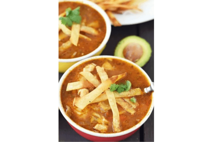 Chicken tortilla soup!