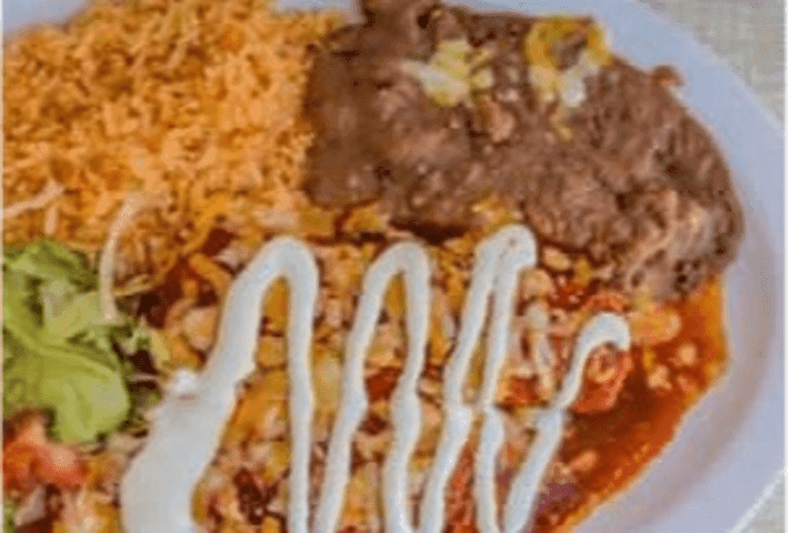2 Enchiladas (meat)